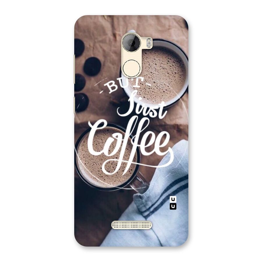 Just Coffee Back Case for Gionee A1 LIte