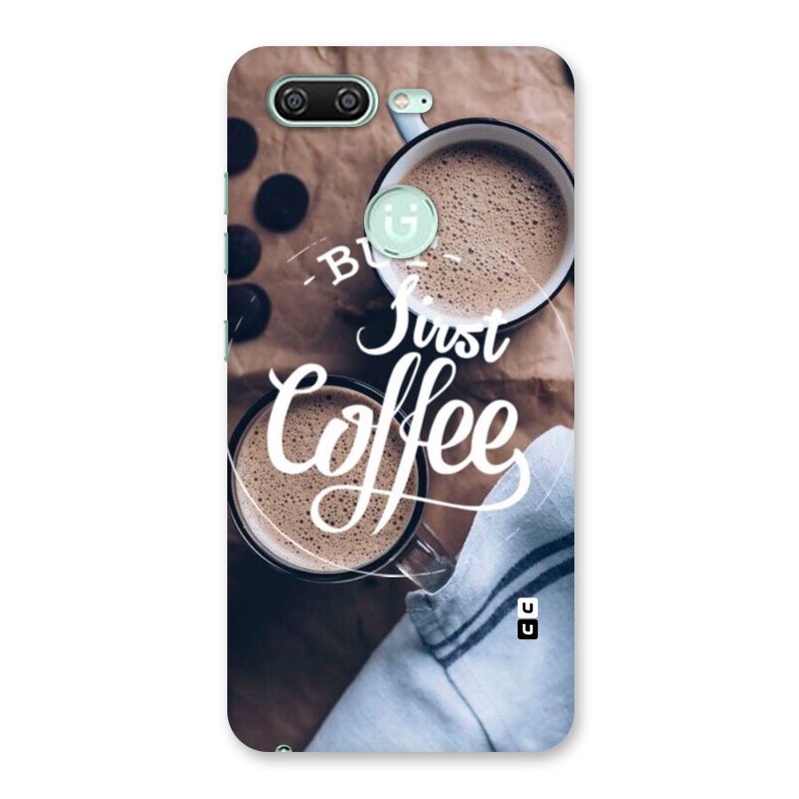 Just Coffee Back Case for Gionee S10