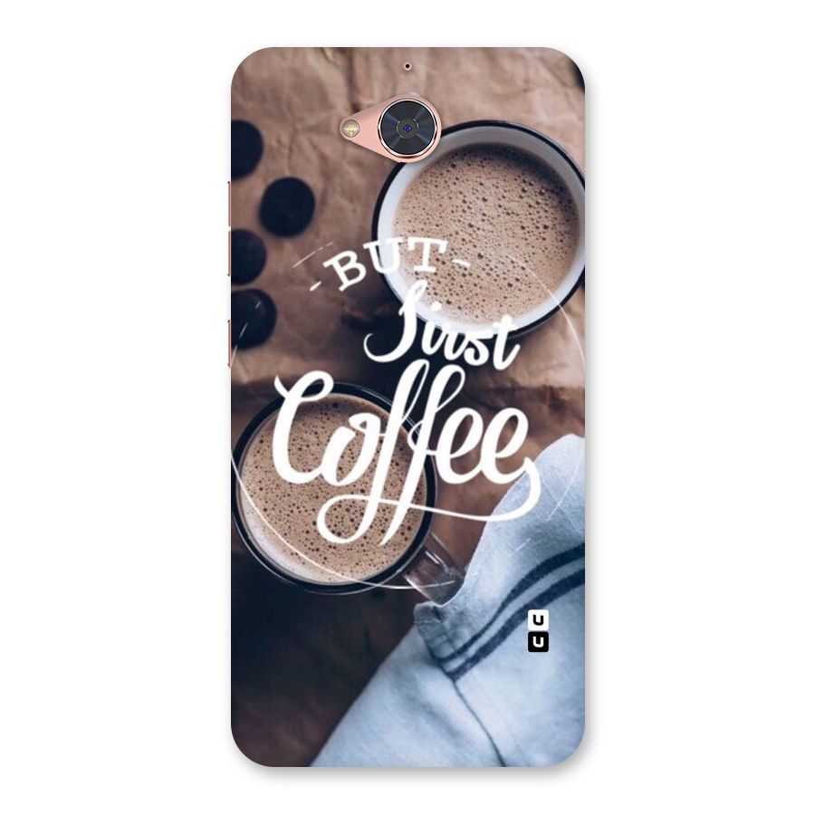 Just Coffee Back Case for Gionee S6 Pro