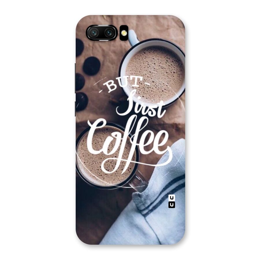 Just Coffee Back Case for Honor 10