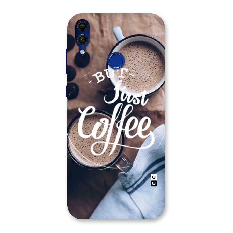 Just Coffee Back Case for Honor 8C