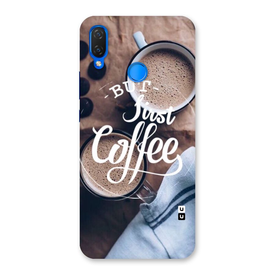 Just Coffee Back Case for Huawei P Smart+