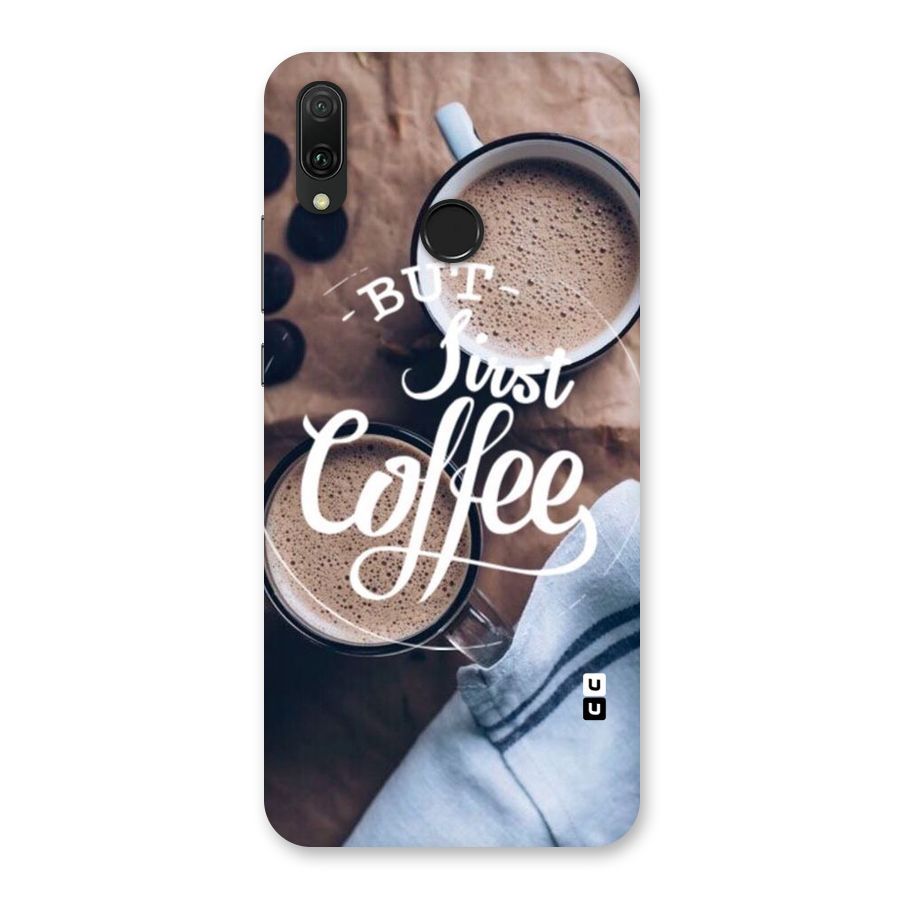 Just Coffee Back Case for Huawei Y9 (2019)