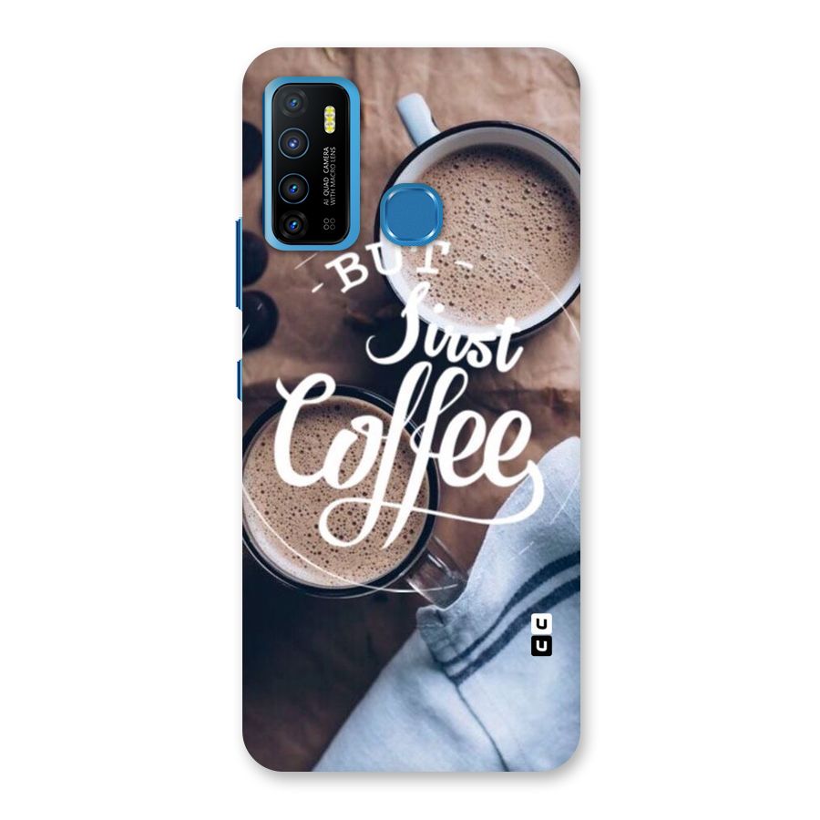 Just Coffee Back Case for Infinix Hot 9