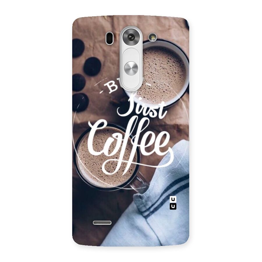 Just Coffee Back Case for LG G3 Beat