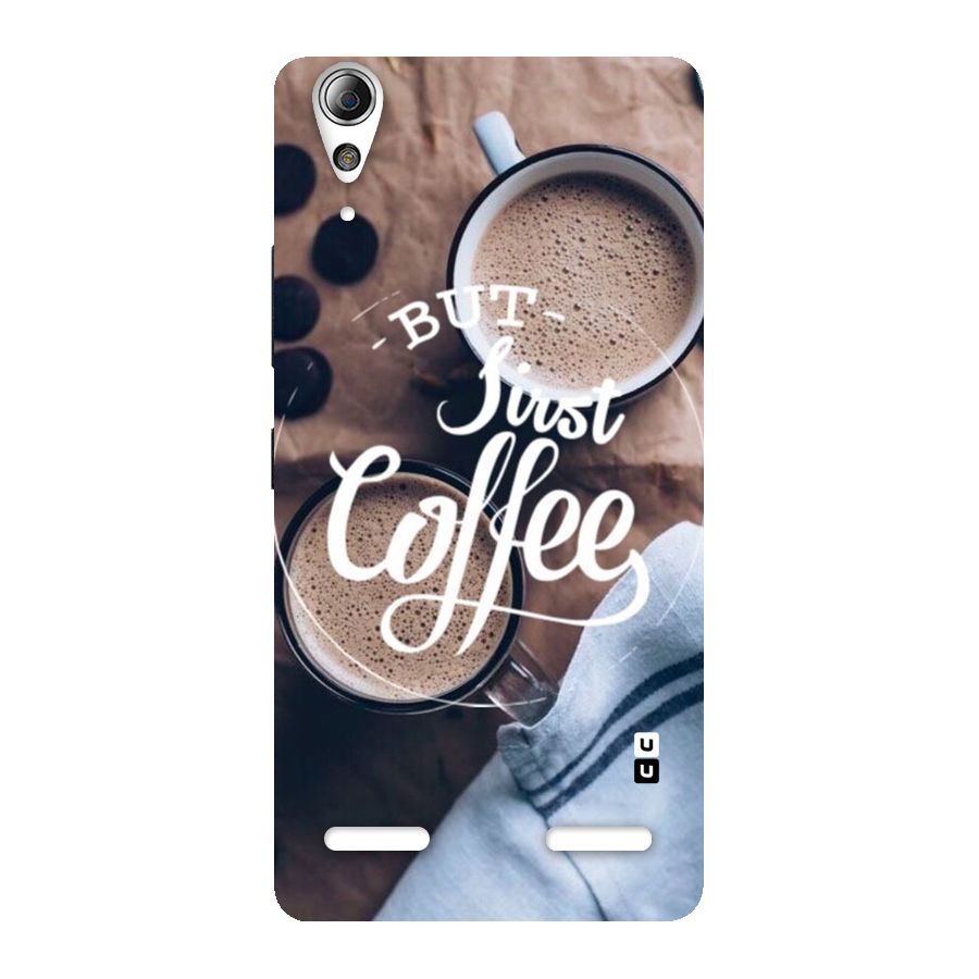 Just Coffee Back Case for Lenovo A6000 Plus