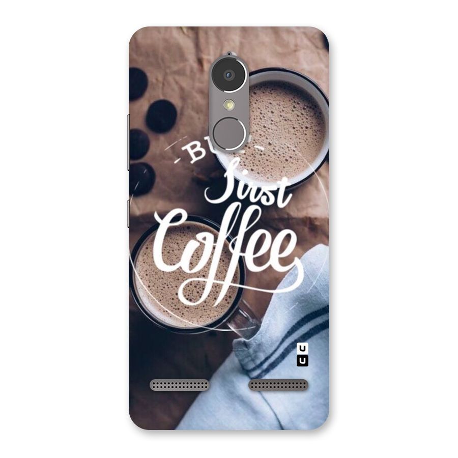 Just Coffee Back Case for Lenovo K6 Power