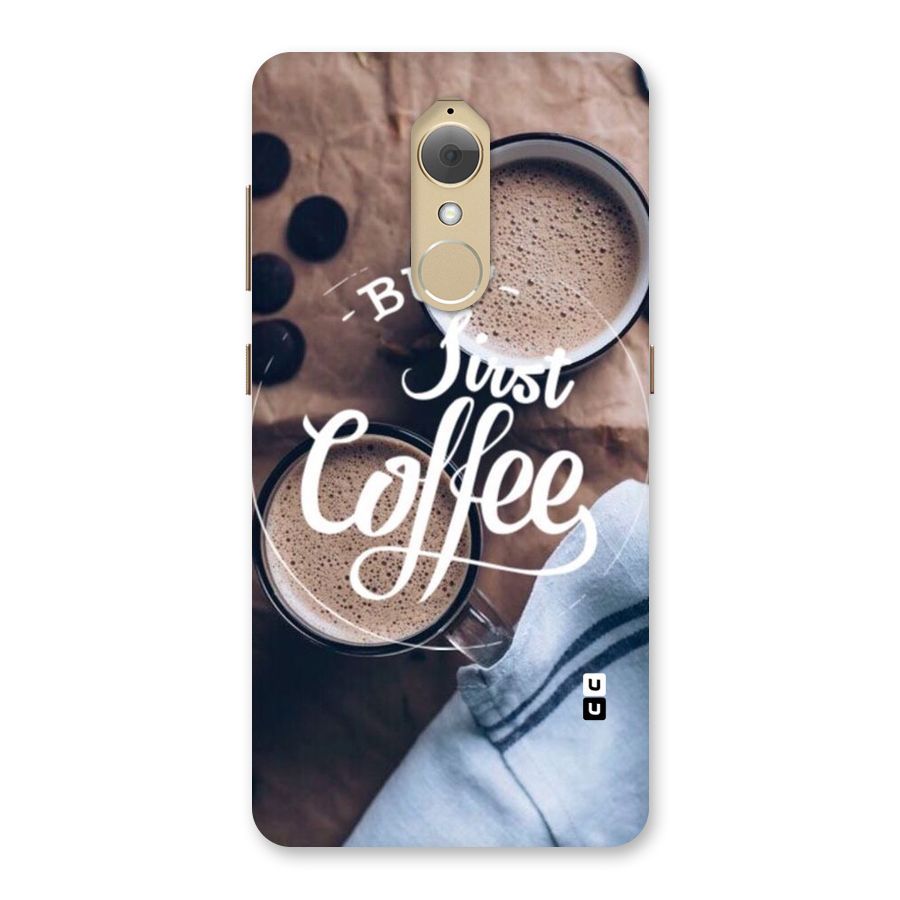 Just Coffee Back Case for Lenovo K8