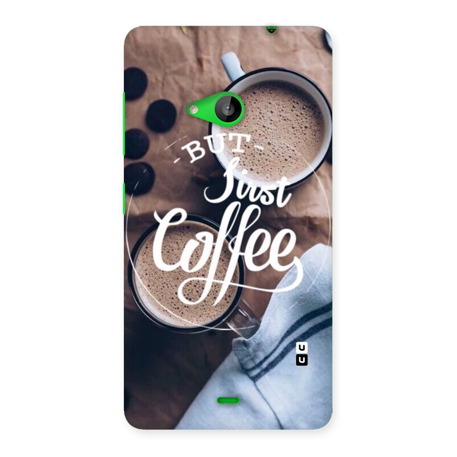 Just Coffee Back Case for Lumia 535