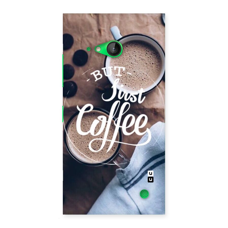 Just Coffee Back Case for Lumia 730
