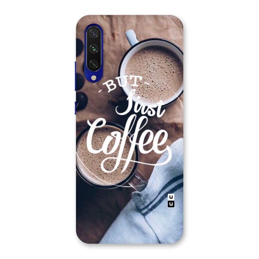 Just Coffee Back Case for Mi A3