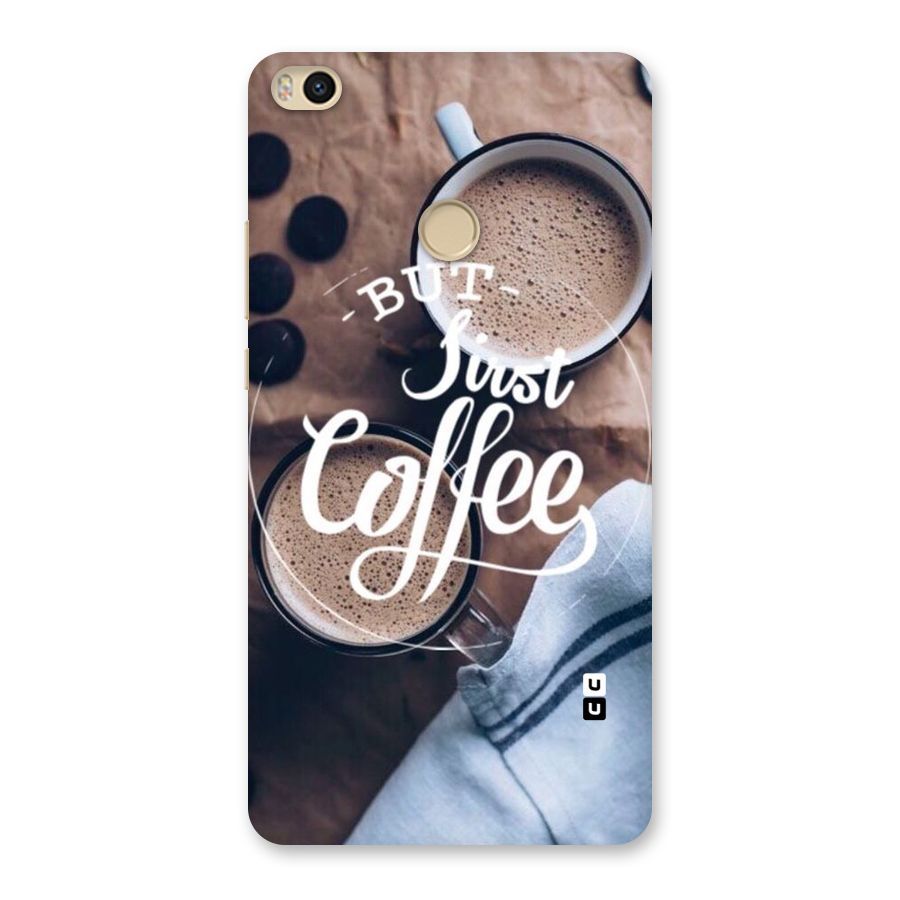 Just Coffee Back Case for Mi Max 2