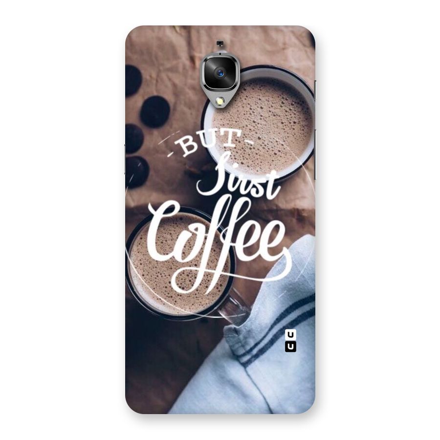 Just Coffee Back Case for OnePlus 3