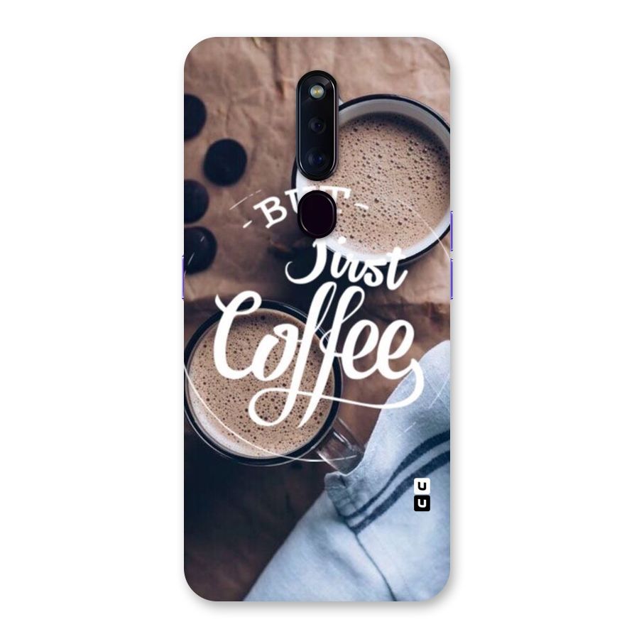 Just Coffee Back Case for Oppo F11 Pro