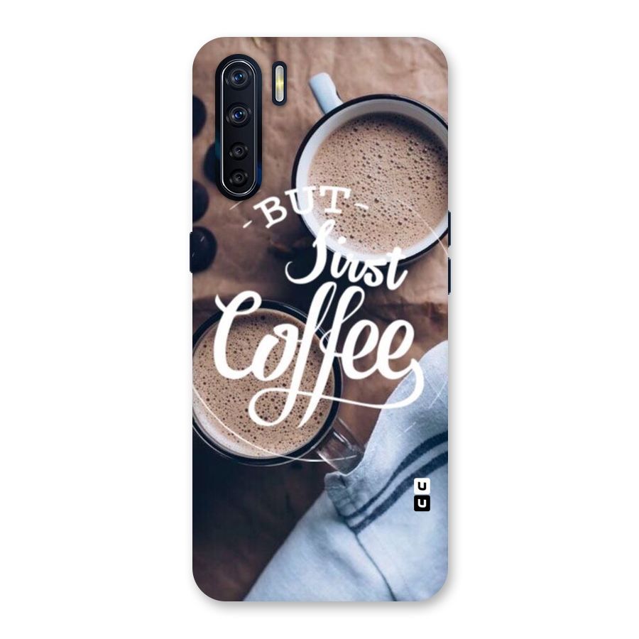 Just Coffee Back Case for Oppo F15