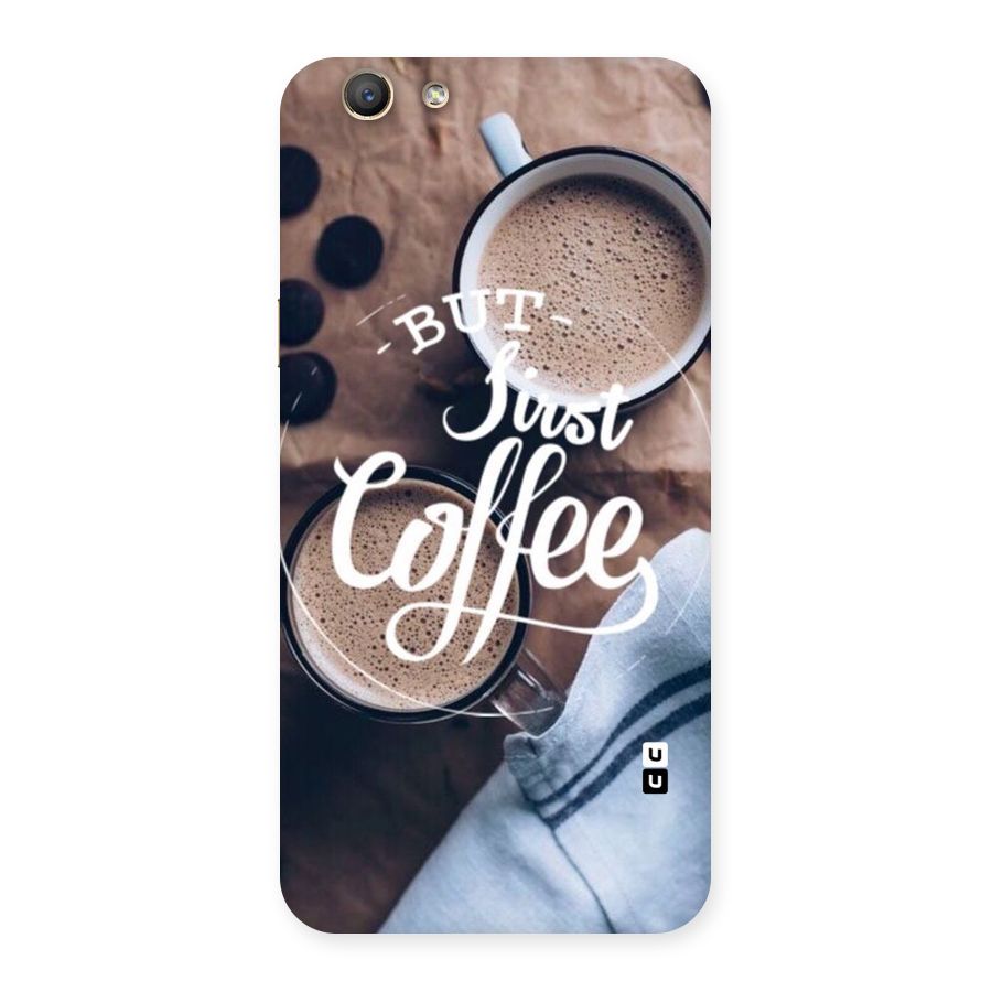 Just Coffee Back Case for Oppo F1s