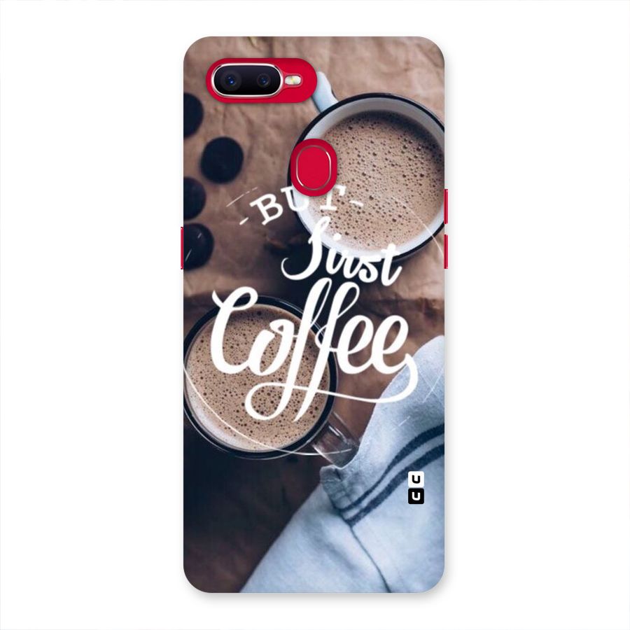 Just Coffee Back Case for Oppo F9 Pro