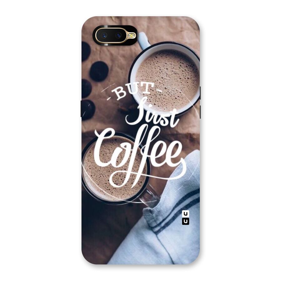 Just Coffee Back Case for Oppo K1