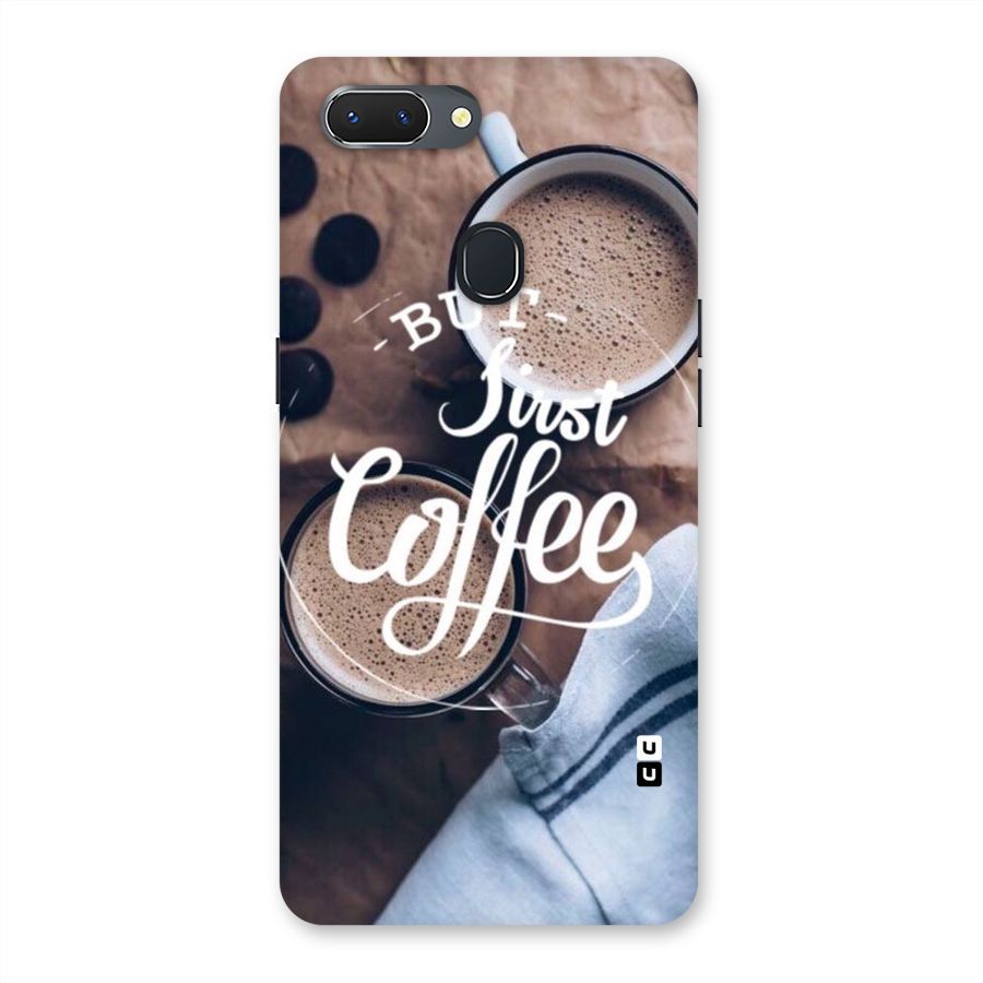 Just Coffee Back Case for Oppo Realme 2