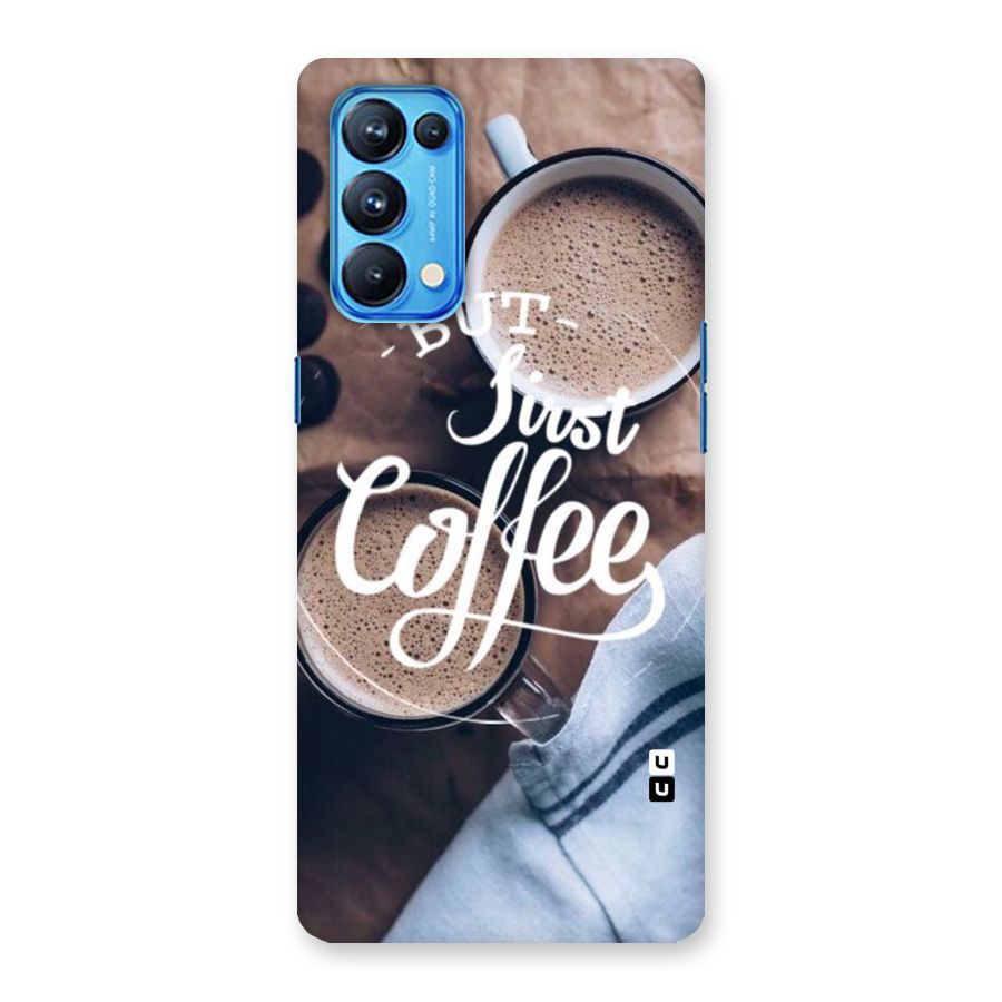 Just Coffee Back Case for Oppo Reno5 Pro 5G