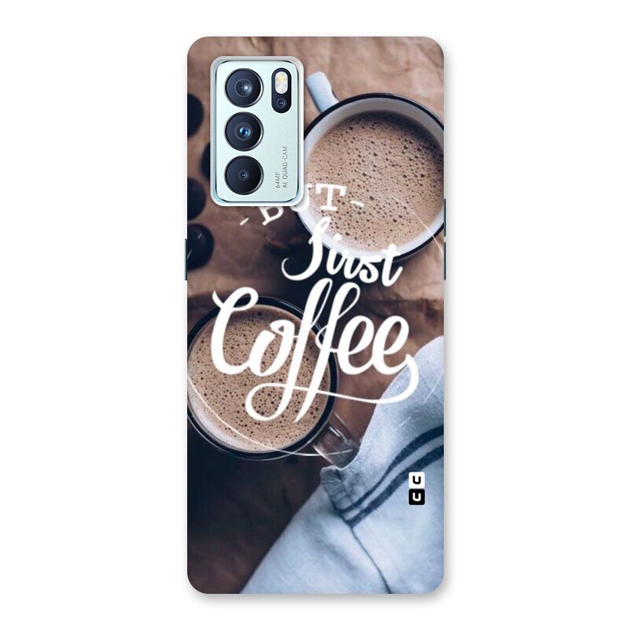 Just Coffee Back Case for Oppo Reno6 Pro 5G