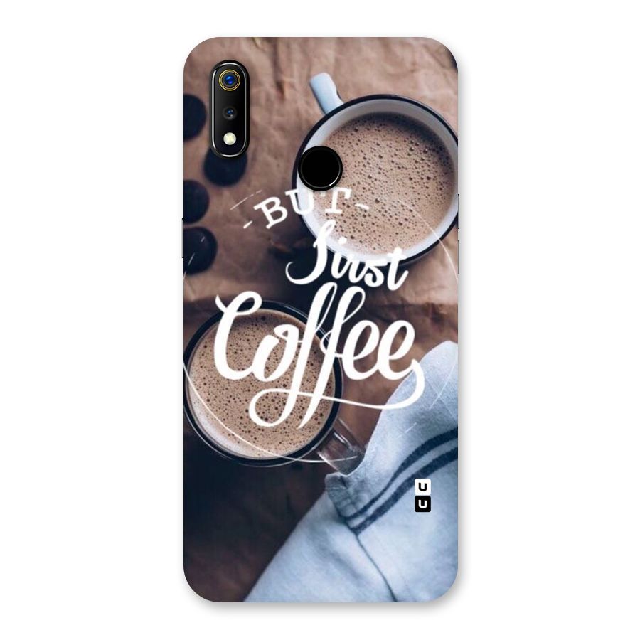Just Coffee Back Case for Realme 3