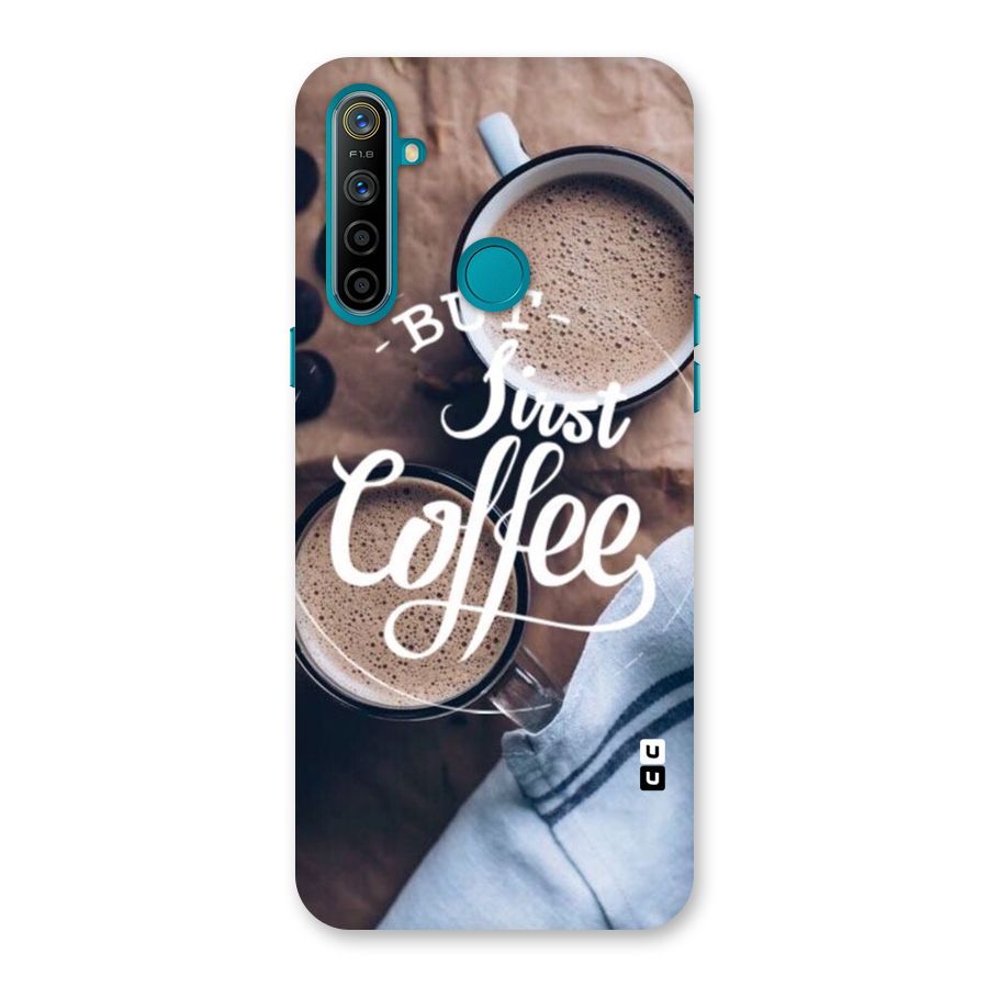Just Coffee Back Case for Realme 5i