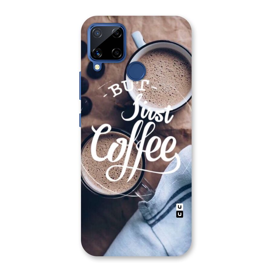Just Coffee Back Case for Realme C15
