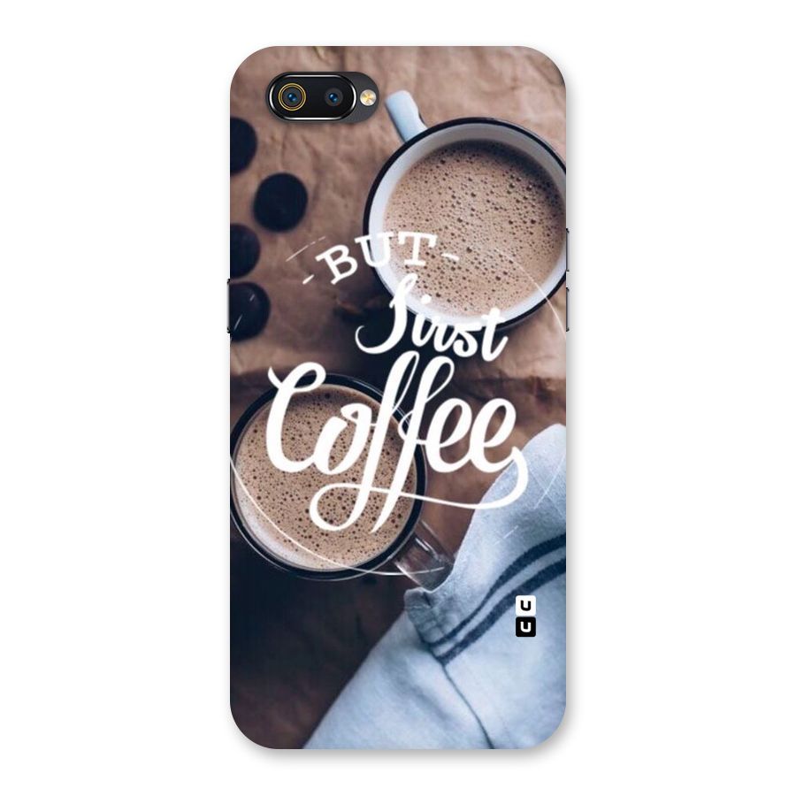 Just Coffee Back Case for Realme C2
