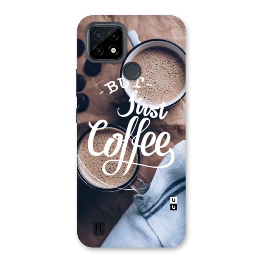 Just Coffee Back Case for Realme C21