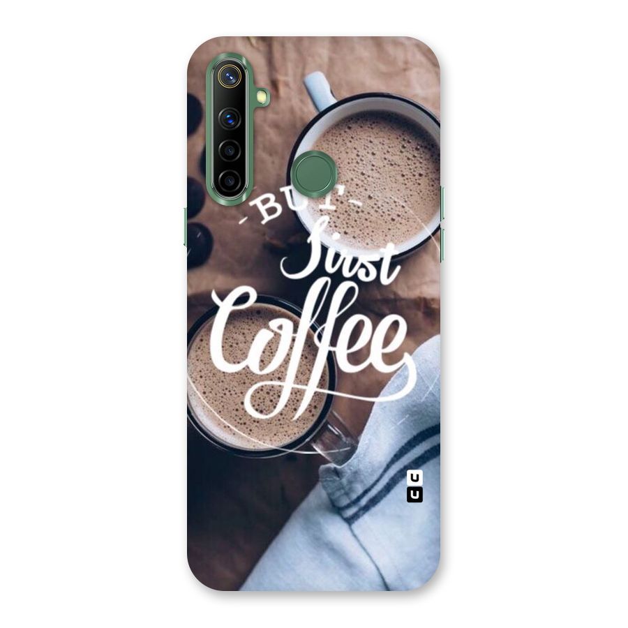 Just Coffee Back Case for Realme Narzo 10