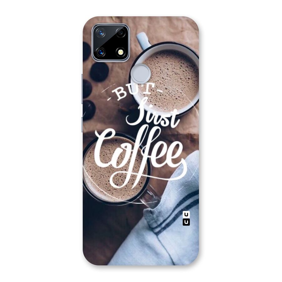 Just Coffee Back Case for Realme Narzo 20