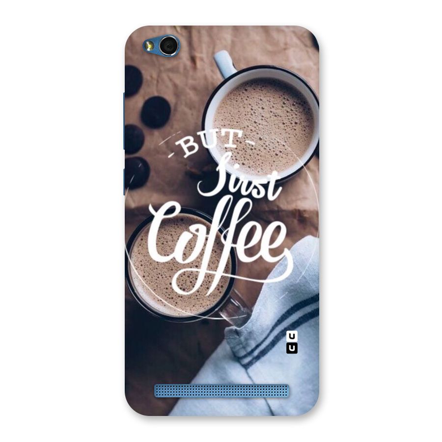 Just Coffee Back Case for Redmi 5A