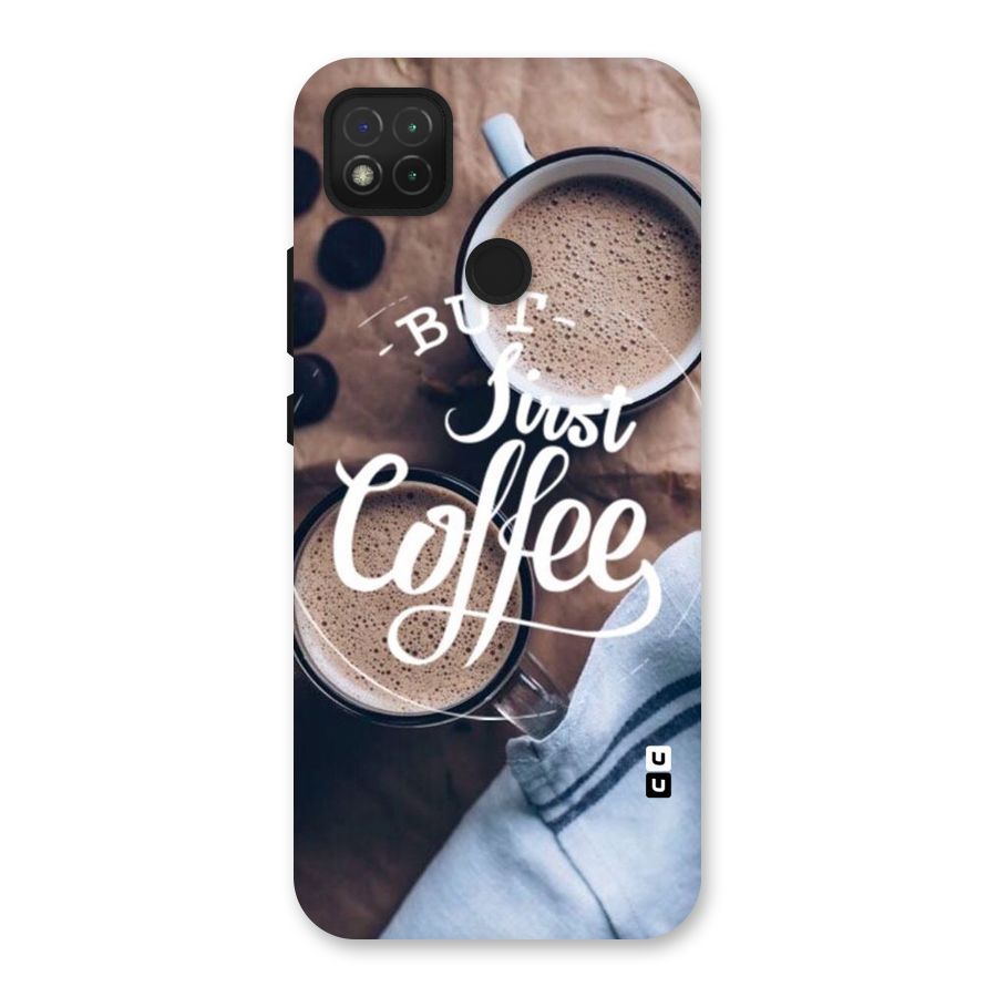 Just Coffee Back Case for Redmi 9