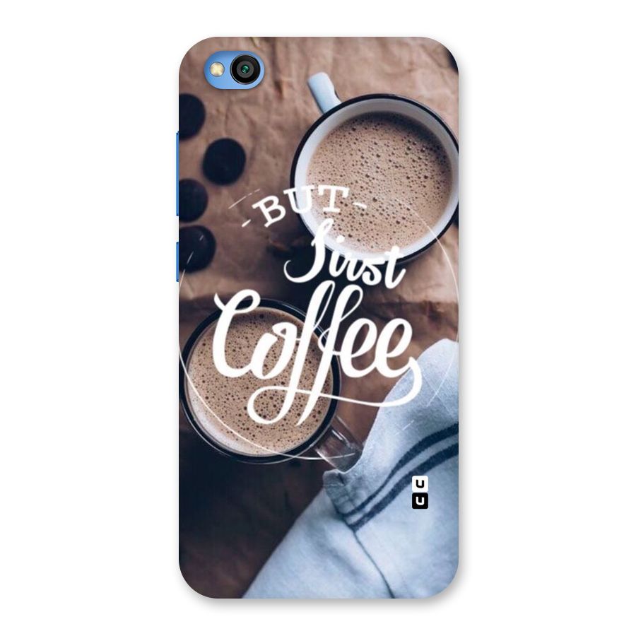 Just Coffee Back Case for Redmi Go