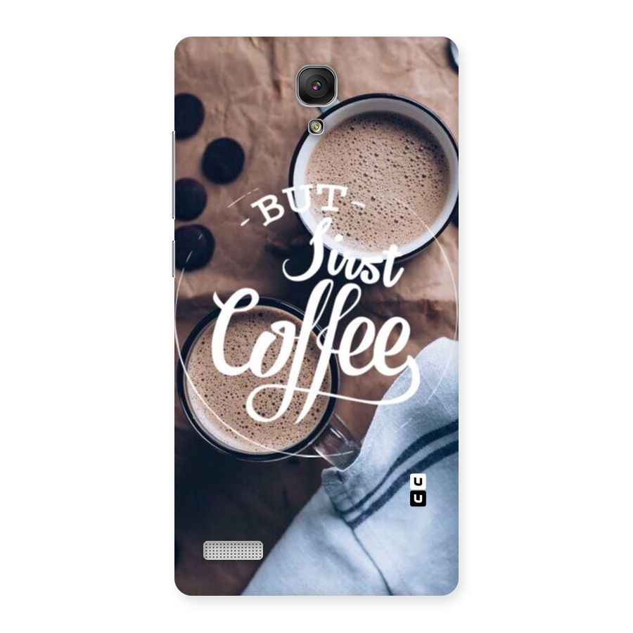 Just Coffee Back Case for Redmi Note Prime