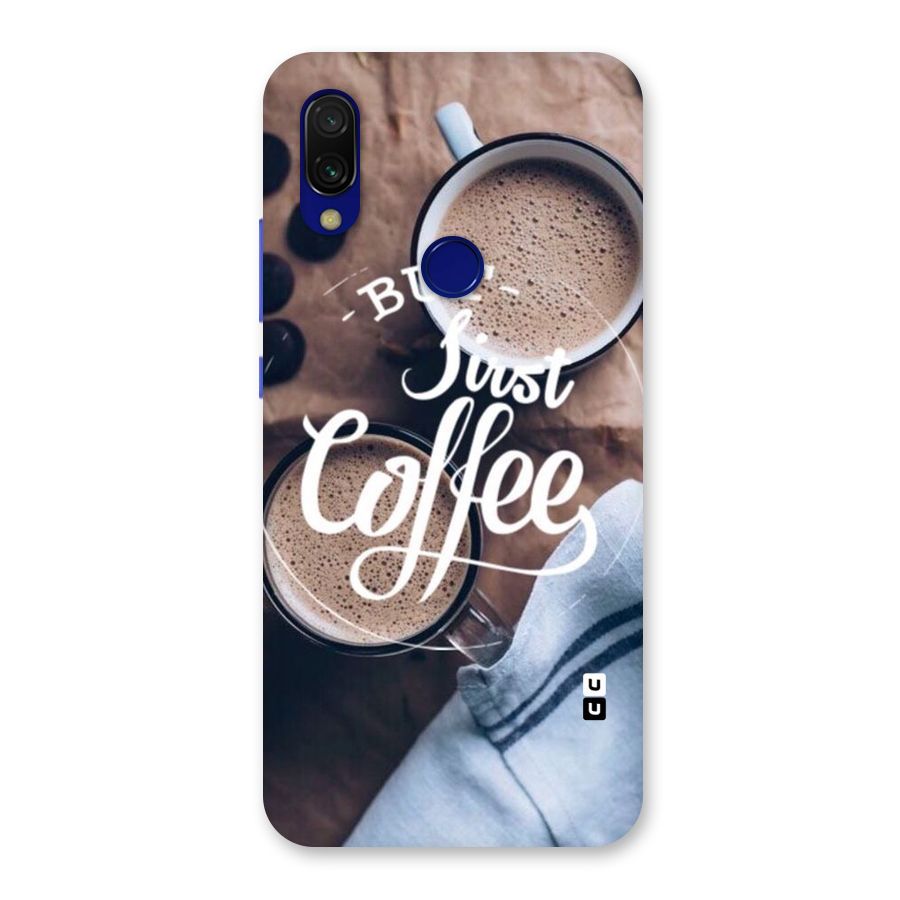 Just Coffee Back Case for Redmi Y3