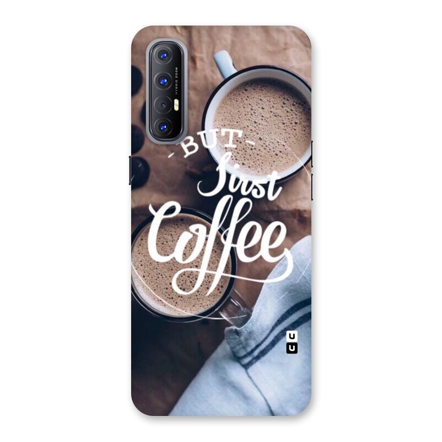 Just Coffee Back Case for Reno3 Pro