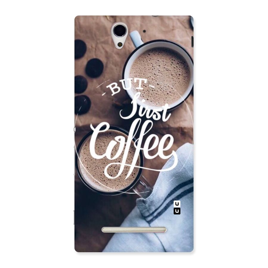 Just Coffee Back Case for Sony Xperia C3