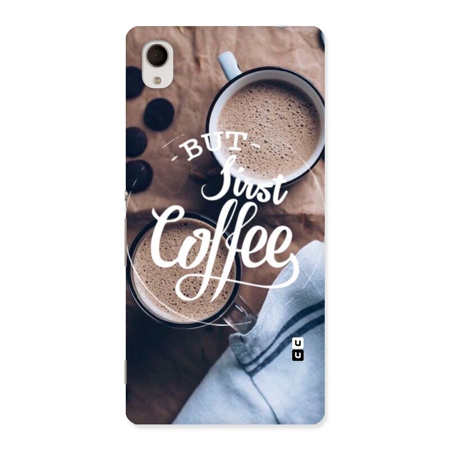 Just Coffee Back Case for Sony Xperia M4