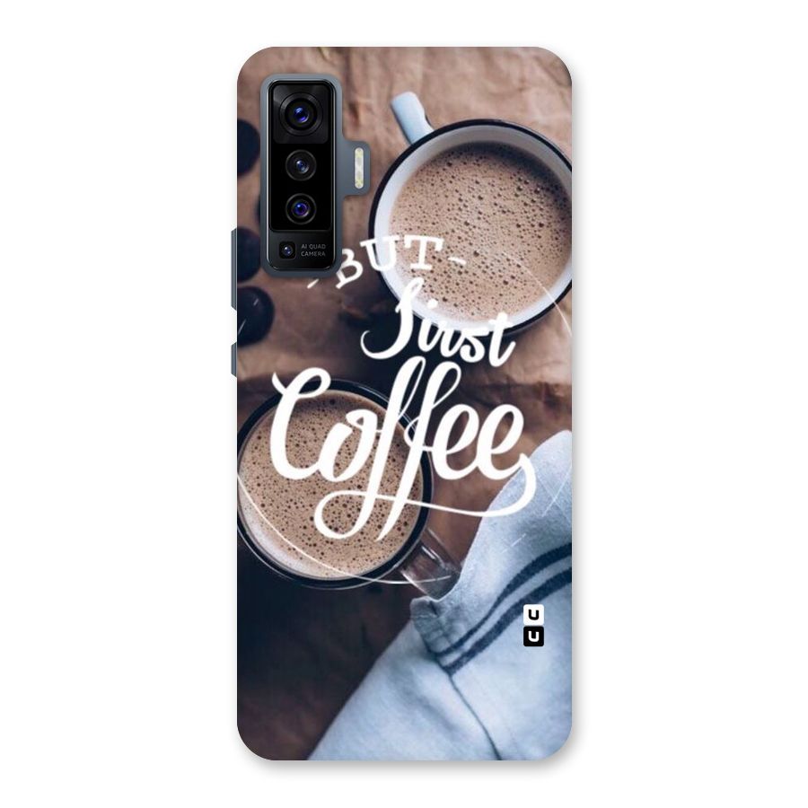 Just Coffee Back Case for Vivo X50