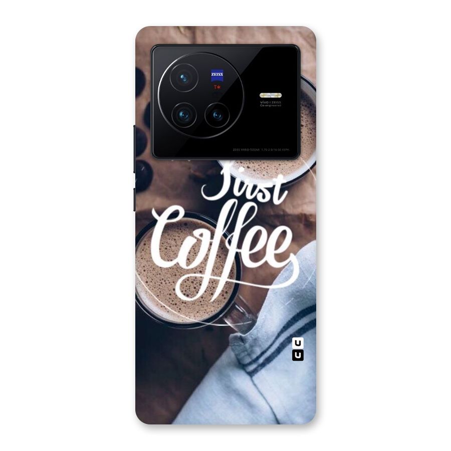 Just Coffee Back Case for Vivo X80