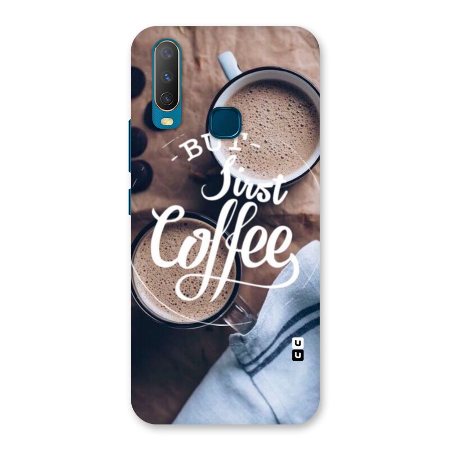 Just Coffee Back Case for Vivo Y17