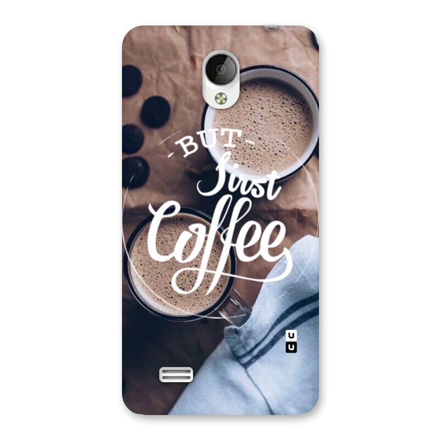 Just Coffee Back Case for Vivo Y21