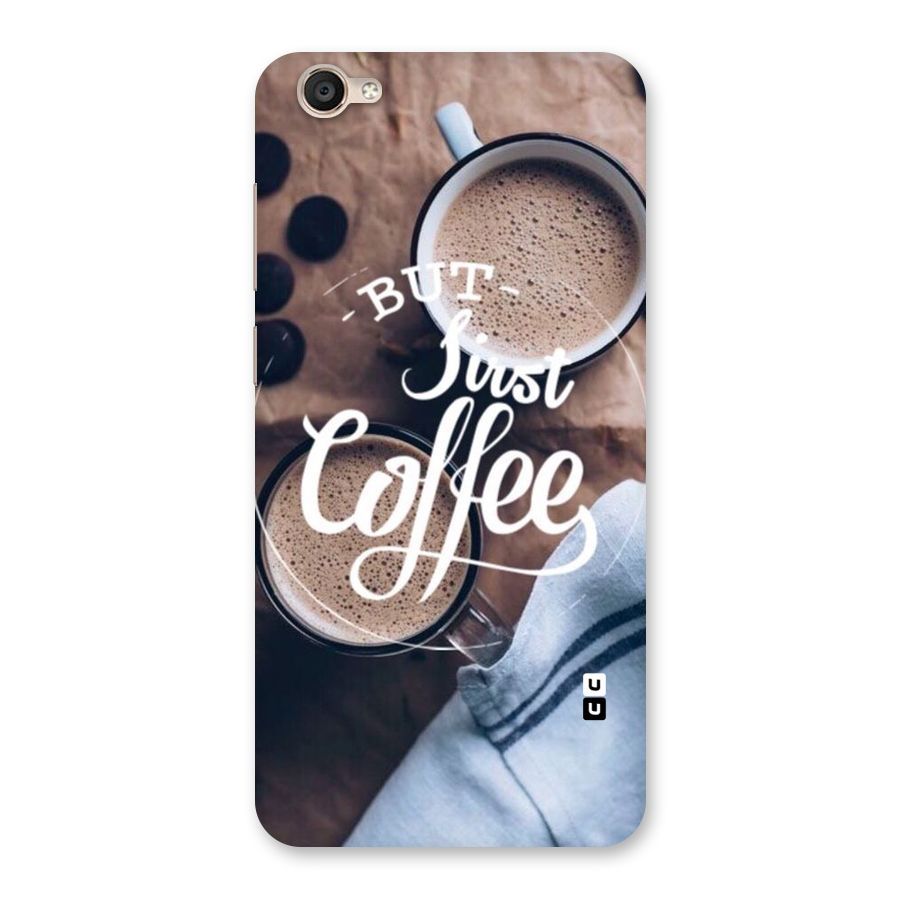 Just Coffee Back Case for Vivo Y55L