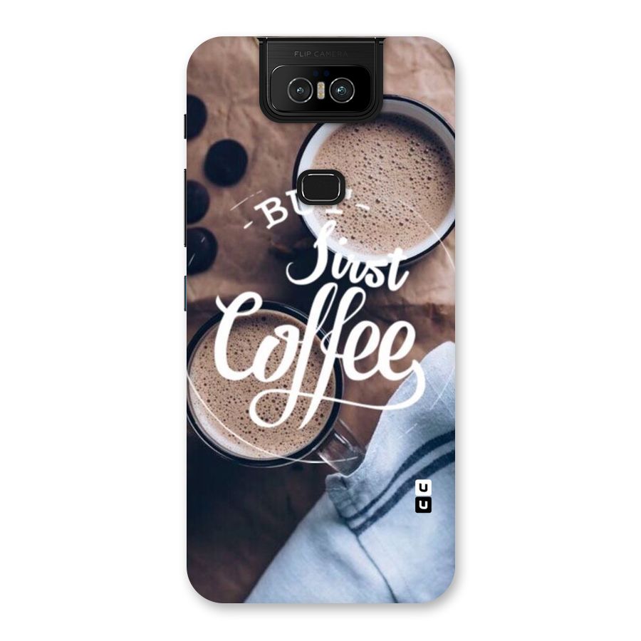 Just Coffee Back Case for Zenfone 6z