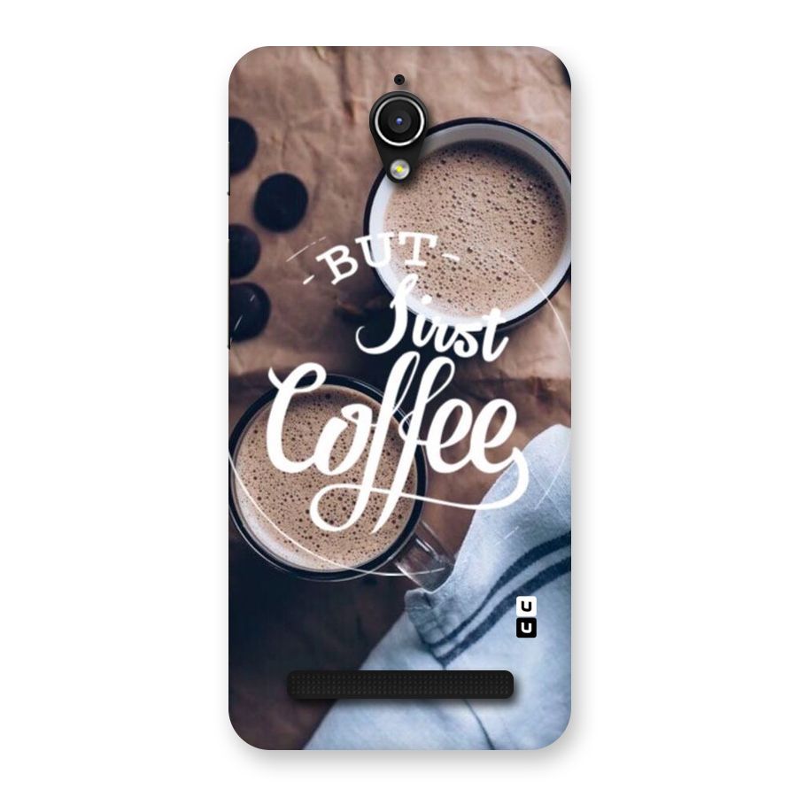 Just Coffee Back Case for Zenfone Go