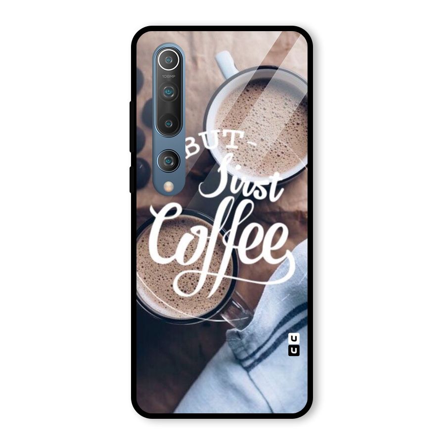 Just Coffee Glass Back Case for Mi 10