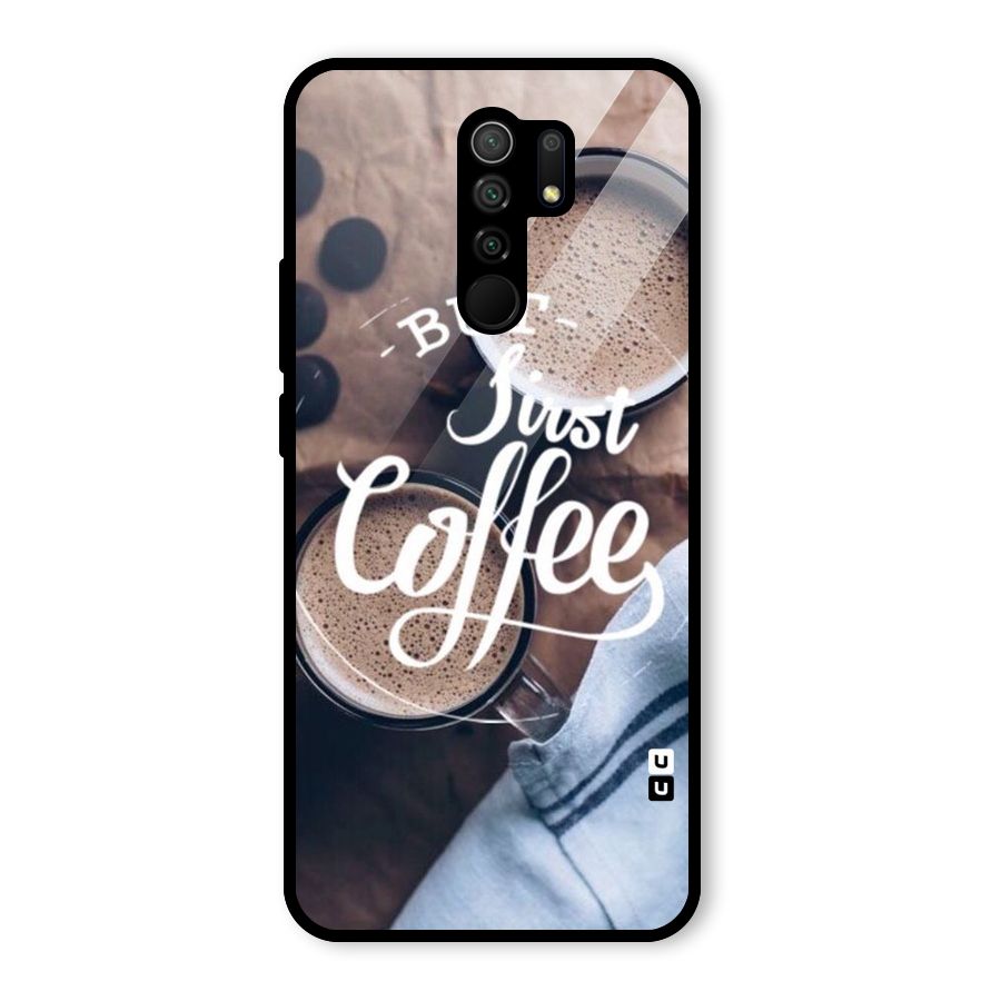 Just Coffee Glass Back Case for Poco M2