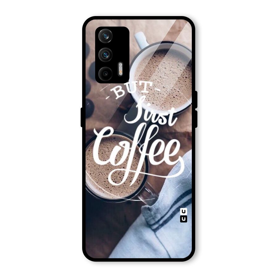 Just Coffee Glass Back Case for Realme GT 5G